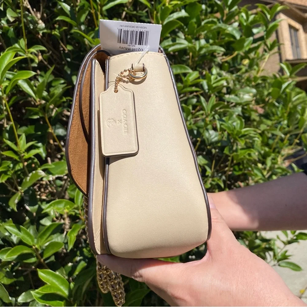 NWT Coach Madison Shoulder Bag With Dragon Print CQ195 - Picture 6 of 13